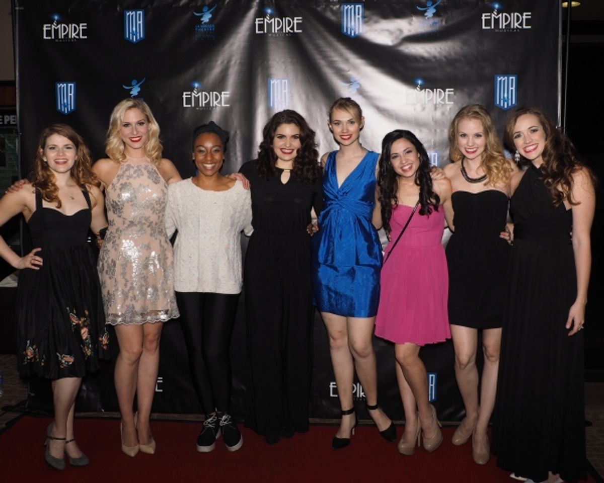 Katharine McDonough, Stephanie Gibson, Fatima El-Bashir, Caitlyn Calfas, Charlotte Maltby, Tory Freeth, Rachel King, and Christine Tucker at 