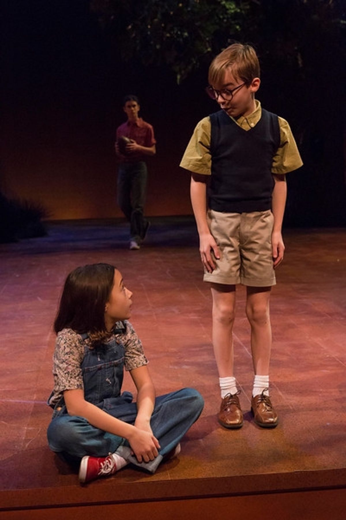 Paula Hopkins, Grayson Molin and Mitchell Wray at 