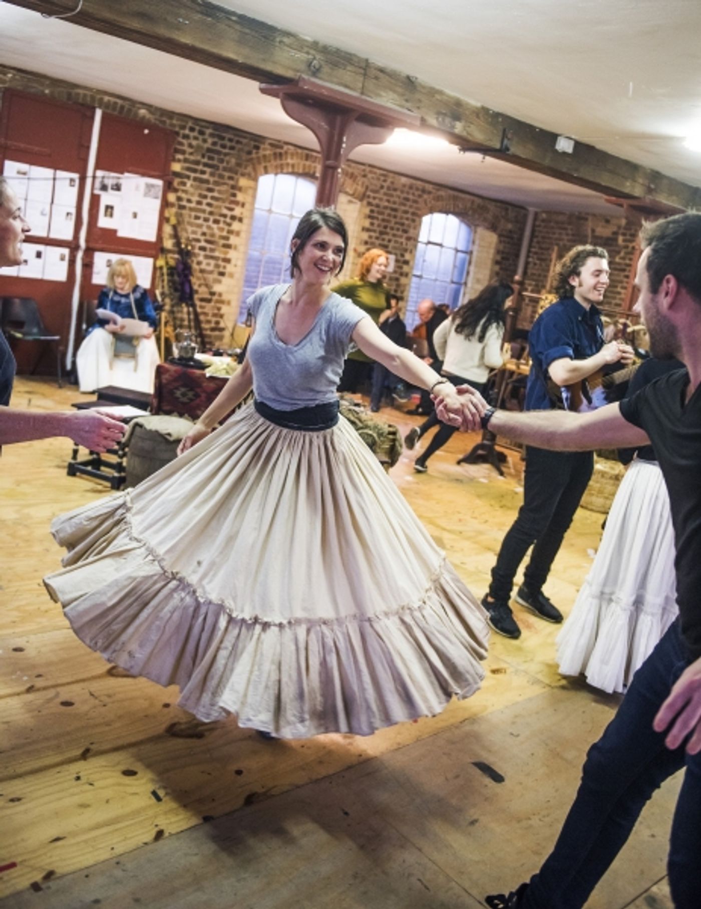 Photo Flash: In Rehearsal with Gemma Arterton & More for  NELL GWYNN's West End Transfer  Image