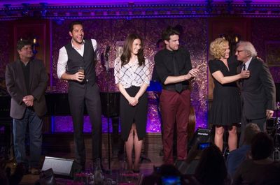 Michael McGrath, Zachary Levi, Laura Benanti, Gavin Creel, Jane Krakowski, Sheldon Ha Photo