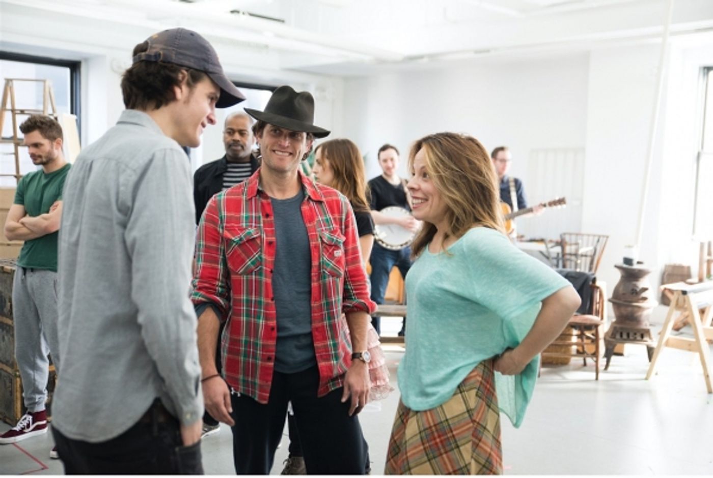 Photo Flash: In Rehearsal with Steven Pasquale, Leslie Kritzer and the Cast of THE ROBBER BRIDEGROOM!  Image