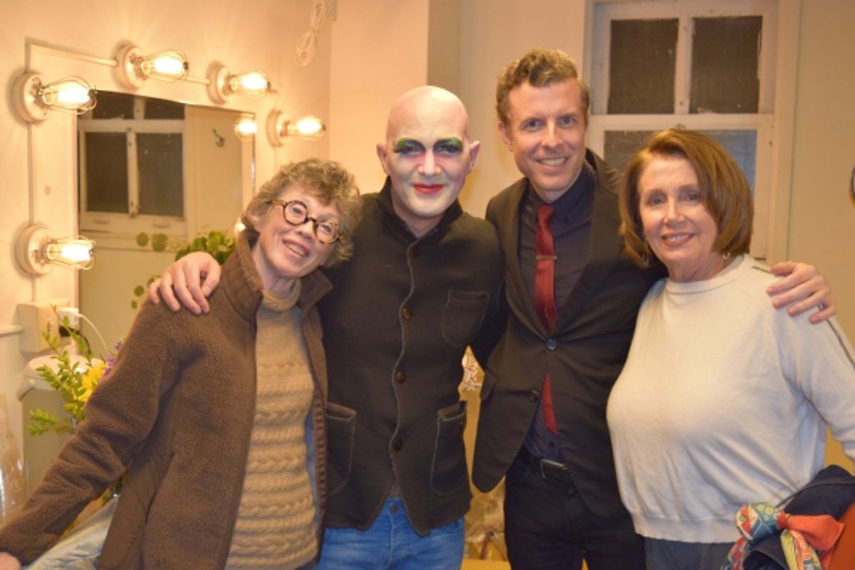 Carole Shorenstein Hays, Taylor Mac, Matt Ray, Nancy Pelosi at 