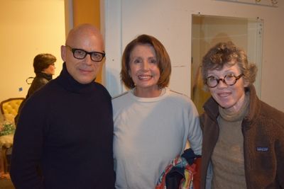 Kevin Sessums, Nancy Pelosi, Carole Shorenstein Hays Photo