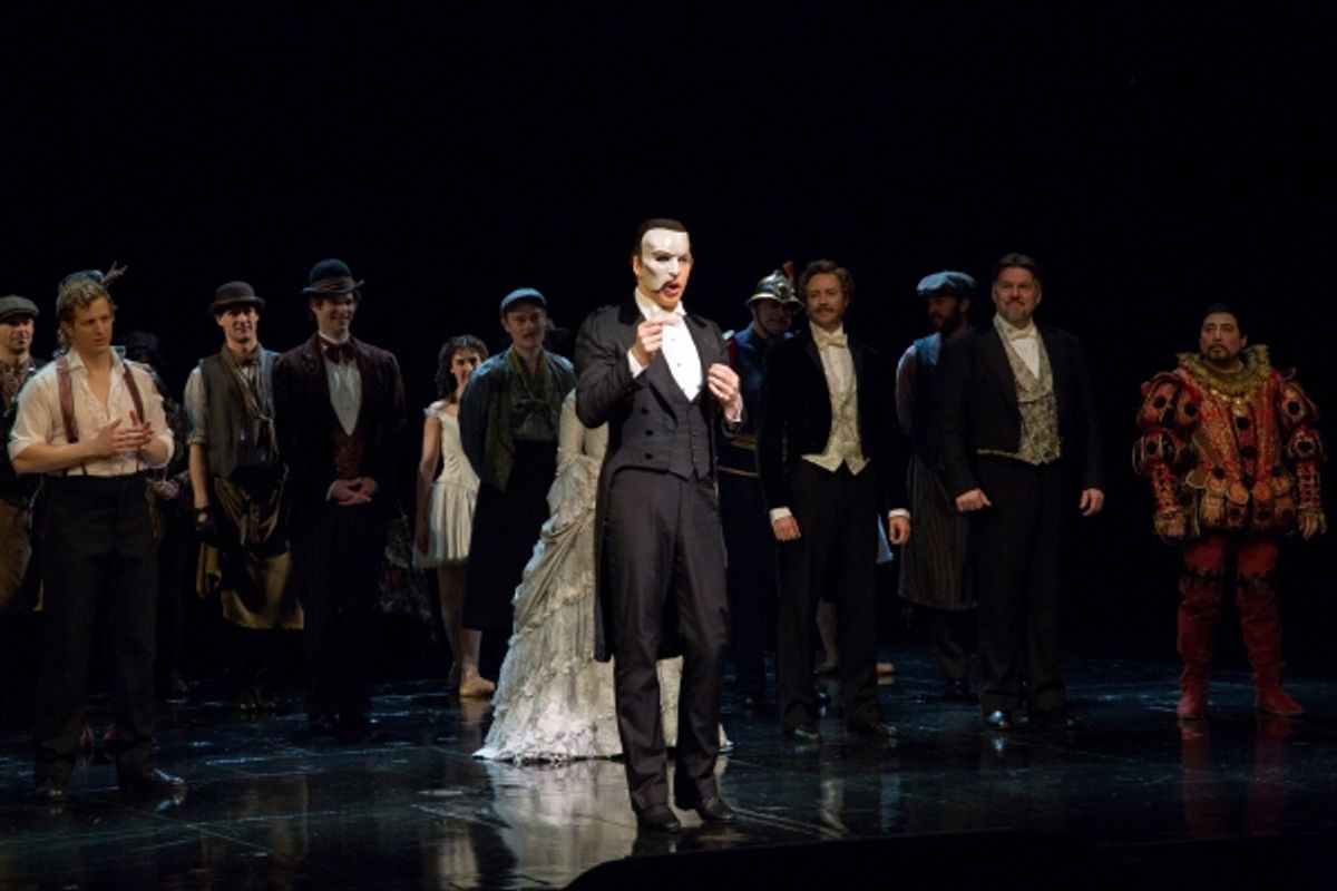 James Barbour and the cast of THE PHANTOM OF THE OPERA at 