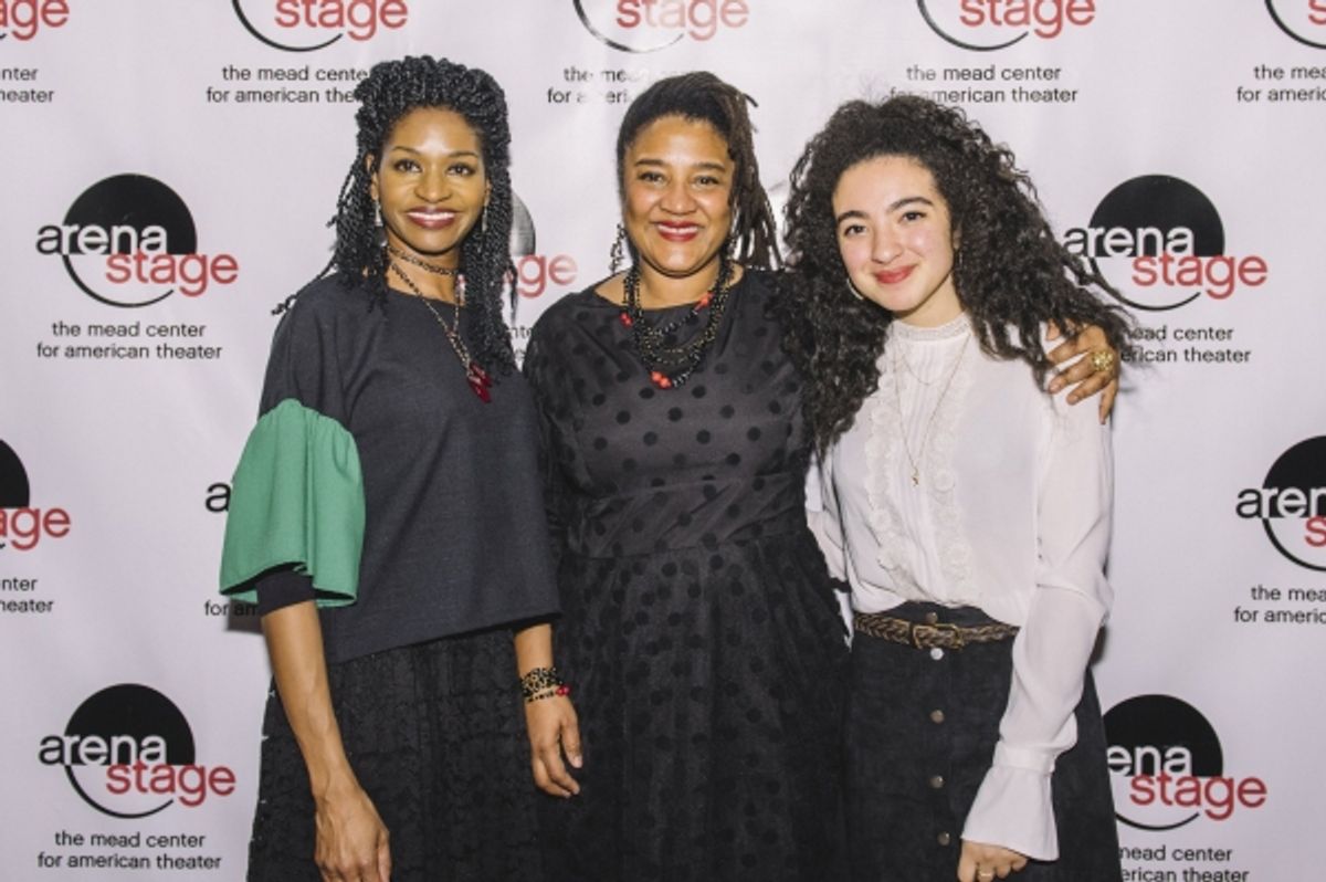 Jenny Jules, Lynn Nottage with Daughter at 