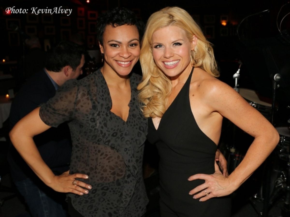 Carly Hughes, Megan Hilty at 