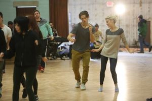 GREASE: LIVE: (L-R): Aaron Tveit and Julianne Hough rehearse for GREASE: LIVE airing LIVE Sunday, Jan. 31, 2016 (7:00-10:00 PM ET live/PT tape-delayed), on FOX. Cr: Kevin Estrada/FOX @ BroadwayWorld GREASE: LIVE: (L-R): Aaron Tveit and Julianne Hough rehearse for GREASE: LIVE airing Photo