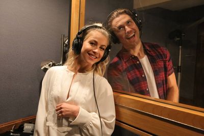 GREASE: LIVE: (L-R): Julianne Hough and Aaron Tveit rehearse for GREASE: LIVE airing  Photo
