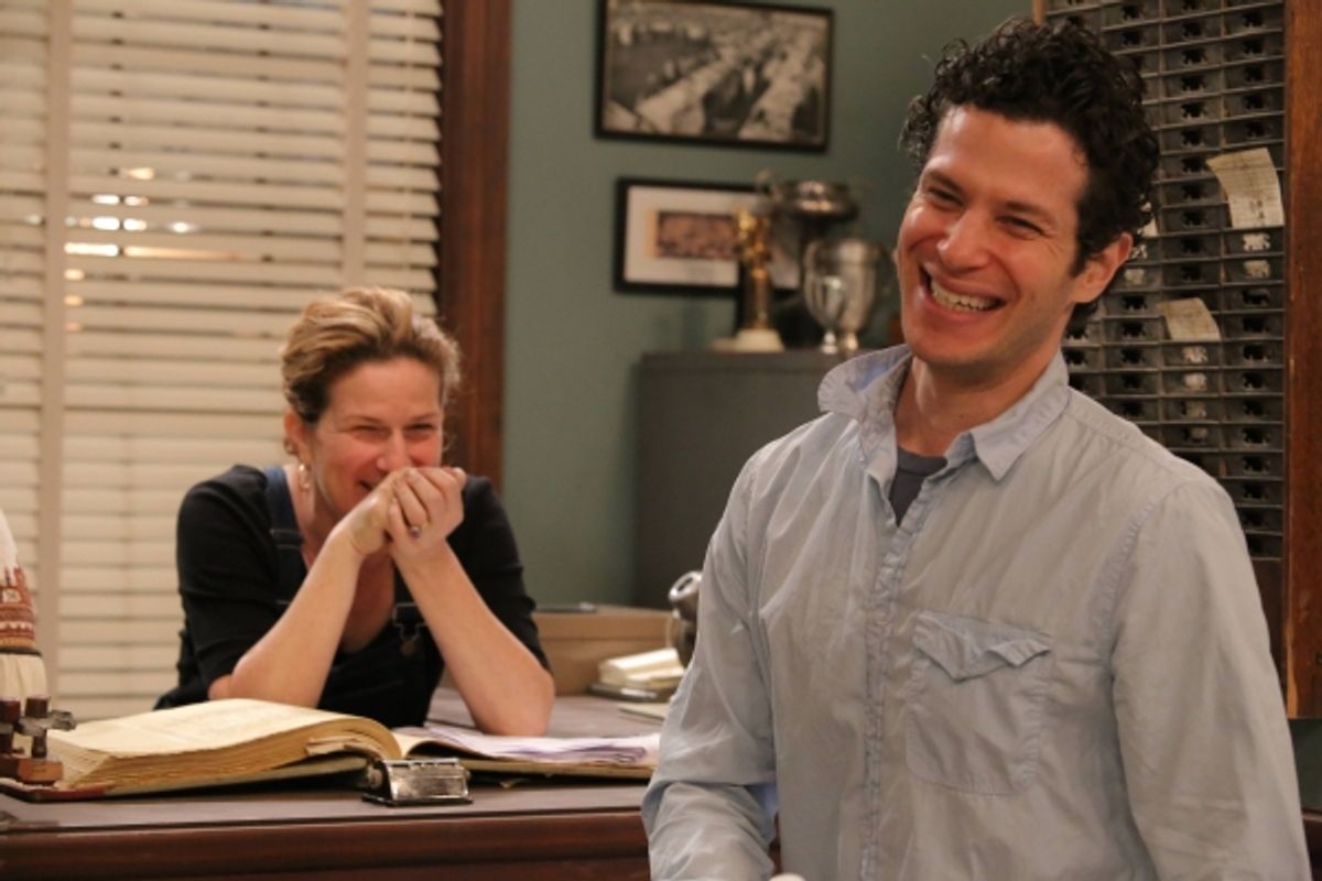 GREASE: LIVE:  L-R: Ana Gasteyer and Tommy Kail rehearse for GREASE: LIVE airing LIVE Sunday, Jan. 31, 2016 (7:00-10:00 PM ET live/PT tape-delayed), on FOX. Cr: Kevin Estrada/FOX at 