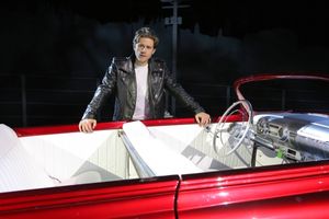 GREASE: LIVE: Aaron Tveit rehearses for GREASE: LIVE airing LIVE Sunday, Jan. 31, 2016 (7:00-10:00 PM ET live/PT tape-delayed), on FOX. Cr: Kevin Estrada/FOX @ BroadwayWorld GREASE: LIVE: Aaron Tveit rehearses for GREASE: LIVE airing LIVE Sunday, Jan. 31, 201 Photo