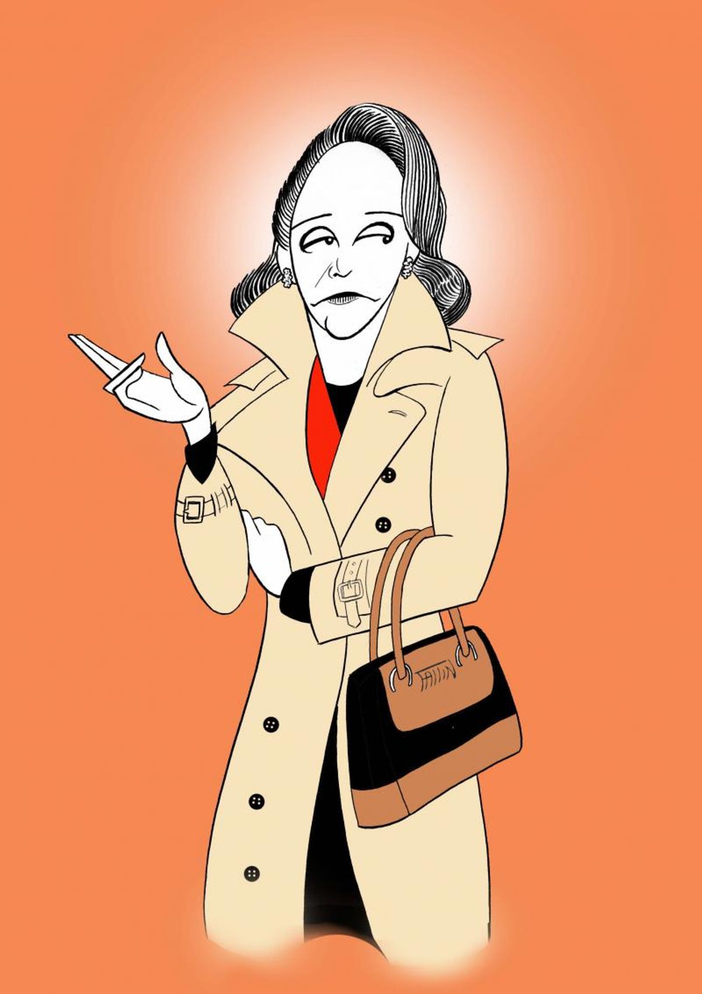 BWW Exclusive: Ken Fallin Draws the Stage - Linda Lavin in OUR MOTHER'S BRIEF AFFAIR  Image