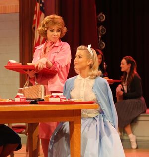 GREASE: LIVE: (L-R) Carly Rae Jepsen and Julianne Hough rehearse for GREASE: LIVE air Photo