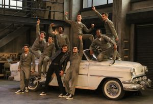 GREASE: LIVE: (L-R) Aaron Tveit and Cast rehearse for GREASE: LIVE airing LIVE Sunday, Jan. 31, 2016 (7:00-10:00 PM ET live/PT tape-delayed), on FOX. © 2016 Fox Broadcasting CO. Cr: Kevin Estrada/FOX @ BroadwayWorld GREASE: LIVE: (L-R) Aaron Tveit and Cast rehearse for GREASE: LIVE airing LIVE Sunday Photo