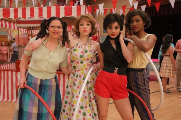GREASE: LIVE: (L-R) Kether Donohue, Carly Rae Jepsen, Vanessa Hudgens and Keke Palmer Photo