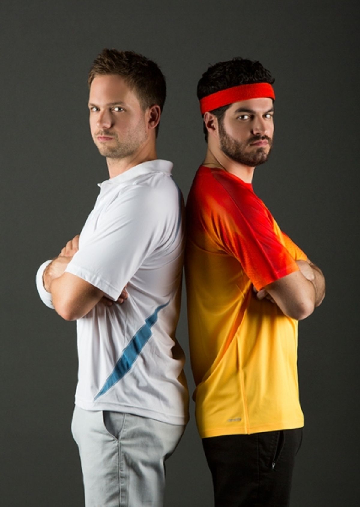  Patrick J. Adams, Alex Mickiewicz at 