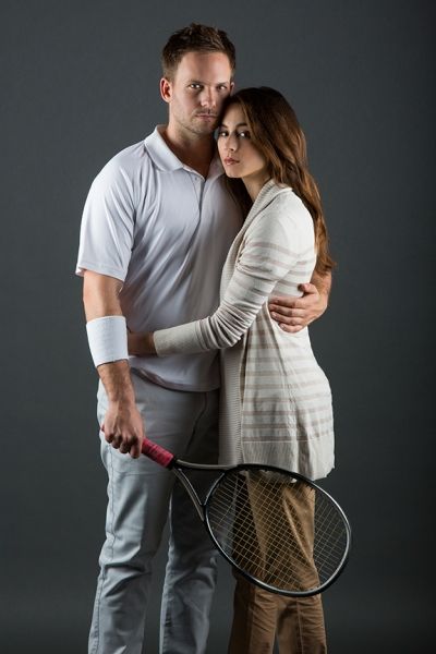 Patrick J. Adams, Troian Bellisario Photo