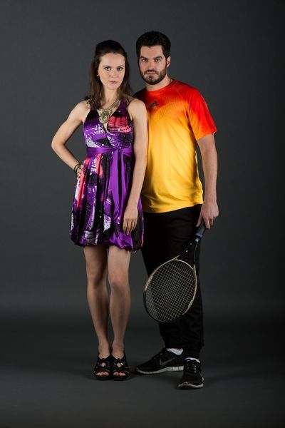 Natalia Payne, Alex Mickiewicz as Sergei in the world premiere of Anna ZieglerÃ¢ï® Photo