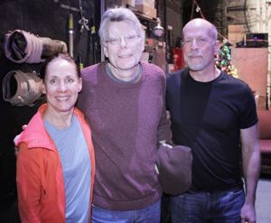 Laurie Metcalf, Stephen King, Bruce Willis Photo