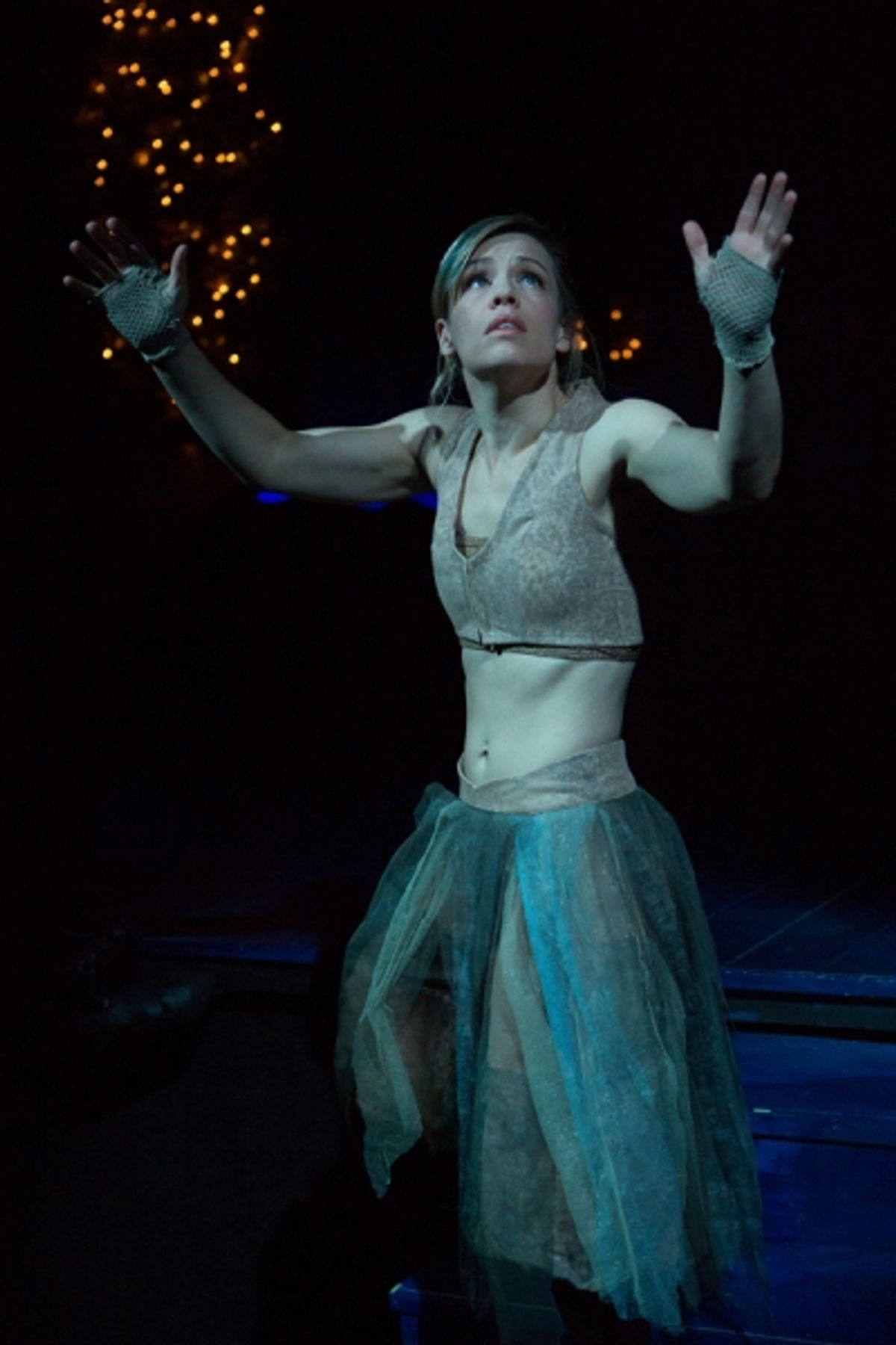 Erin Weaver stars as Puck in Folger Theatreâ€s production of A Midsummer Nightâ€s Dream.  at 