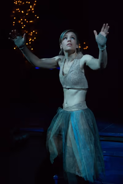 Erin Weaver stars as Puck in Folger Theatreâ€s production of A Midsummer Nightâ® Photo