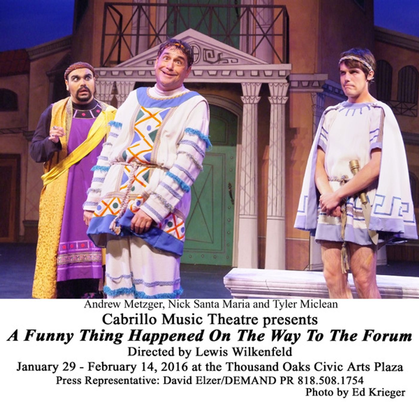 Photo Flash: A FUNNY THING HAPPENED ON THE WAY TO THE FORUM at Cabrillo Music Theatre  Image