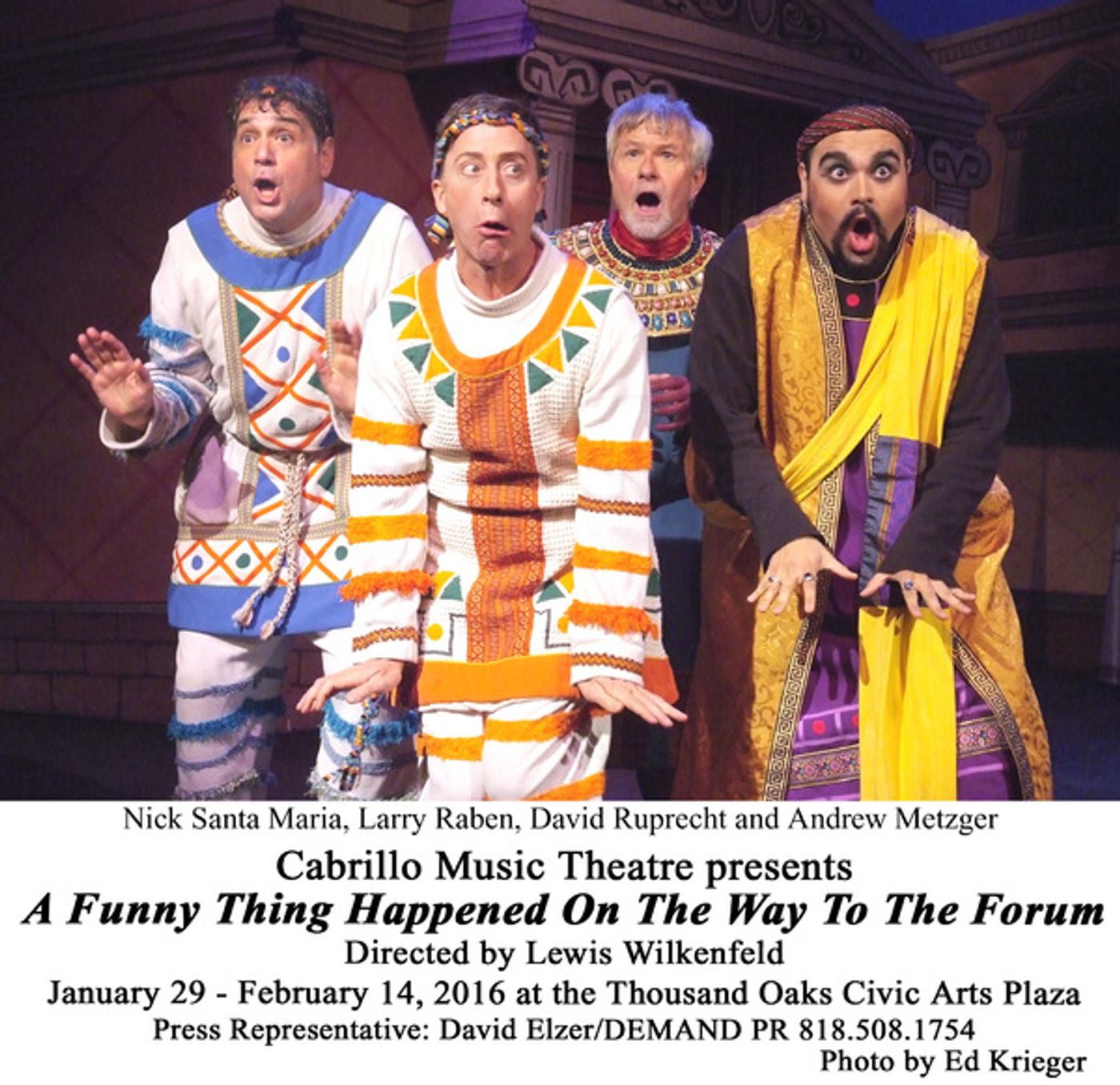 Photo Flash: A FUNNY THING HAPPENED ON THE WAY TO THE FORUM at Cabrillo Music Theatre  Image