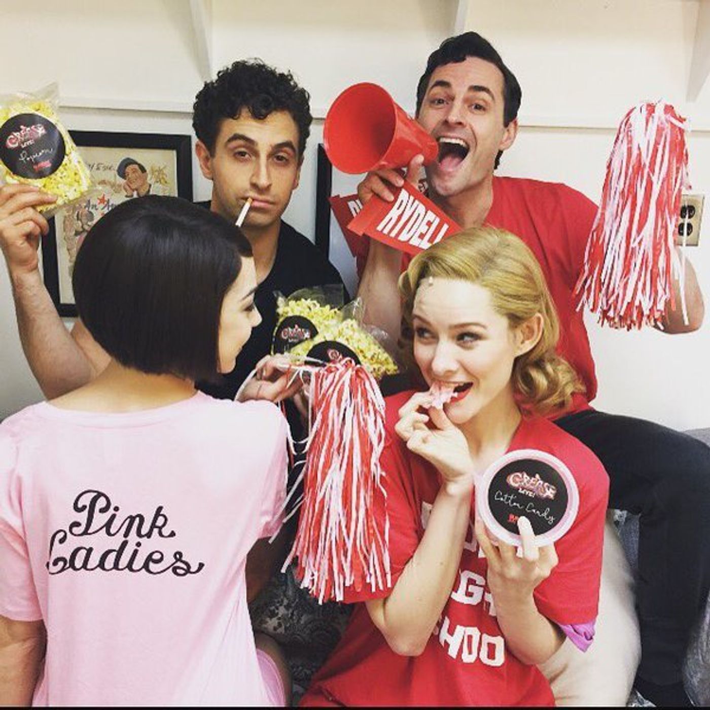 Photo Flash: Broadway Gets Ready for GREASE LIVE in Saturday Intermission Pics, 1/30 Photo Flash: Broadway Gets Ready for GREASE LIVE in Saturday Intermission Pics, 1/30 Image