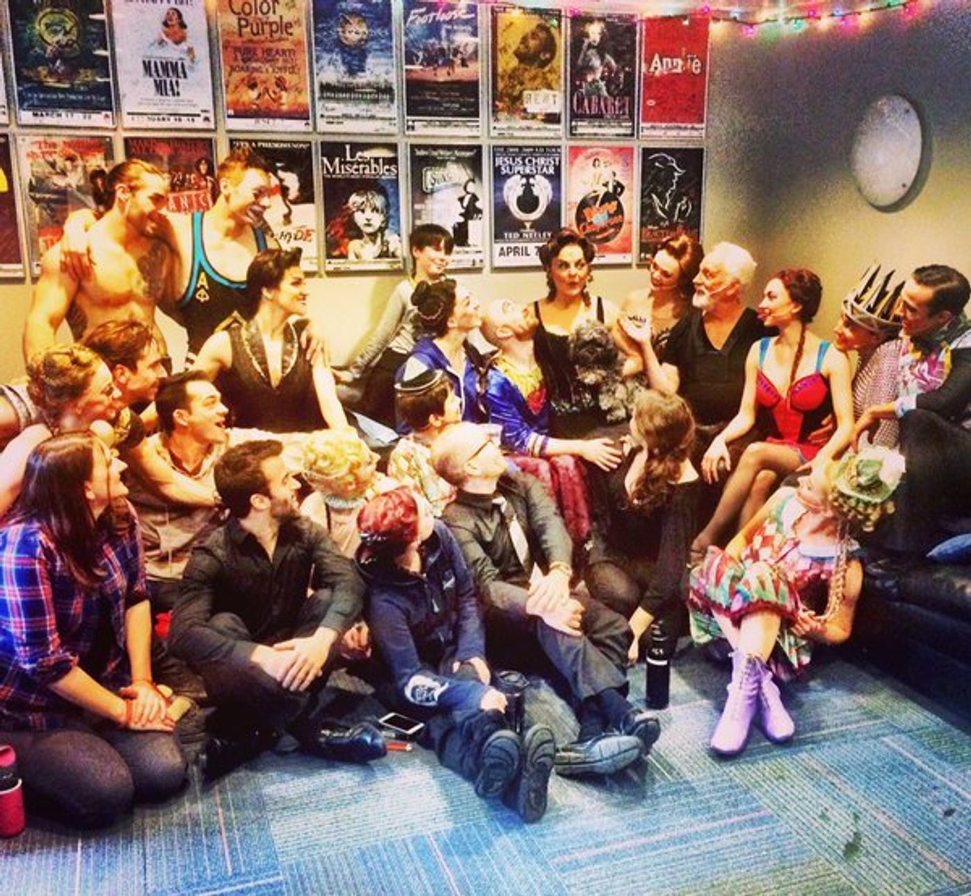 Photo Flash: Broadway Gets Ready for GREASE LIVE in Saturday Intermission Pics, 1/30 Photo Flash: Broadway Gets Ready for GREASE LIVE in Saturday Intermission Pics, 1/30 Image