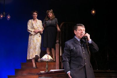 Polly Hughes, Claire Andreadis and Graham Seed Photo