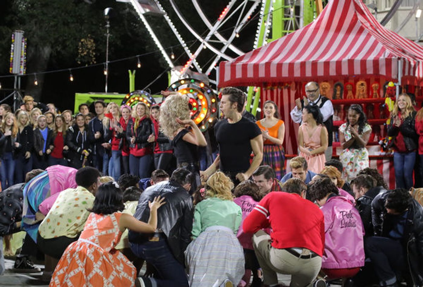 Photo Flash: They Go Together! Cast of GREASE: LIVE Take Their Bows  Image