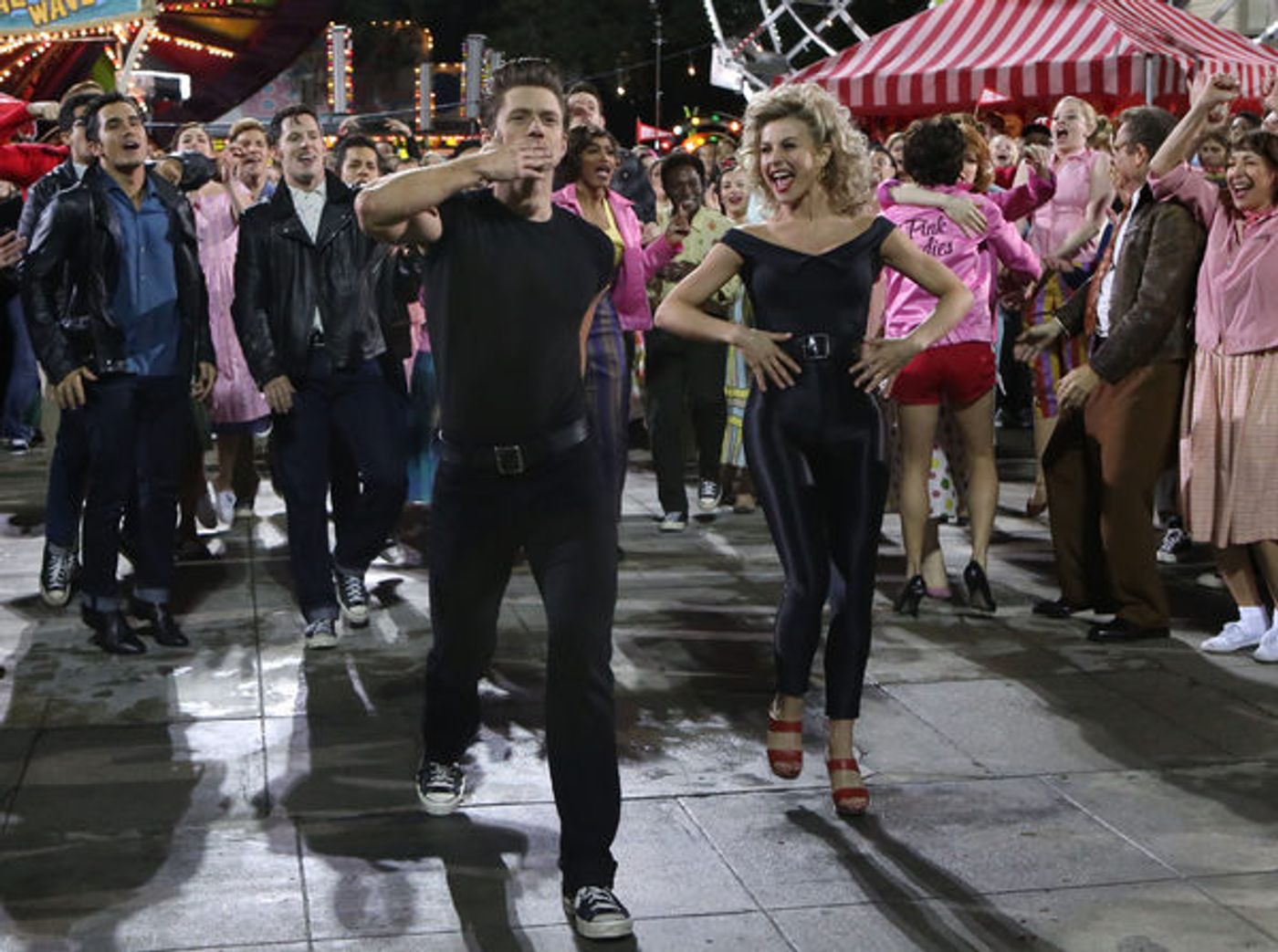 Photo Flash: They Go Together! Cast of GREASE: LIVE Take Their Bows  Image