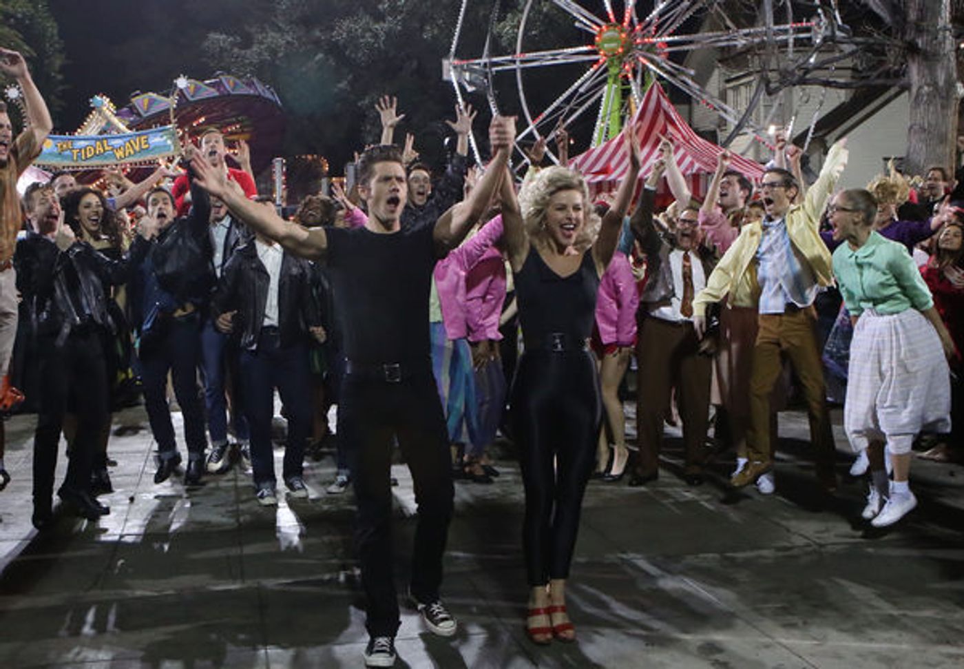 Photo Flash: They Go Together! Cast of GREASE: LIVE Take Their Bows  Image