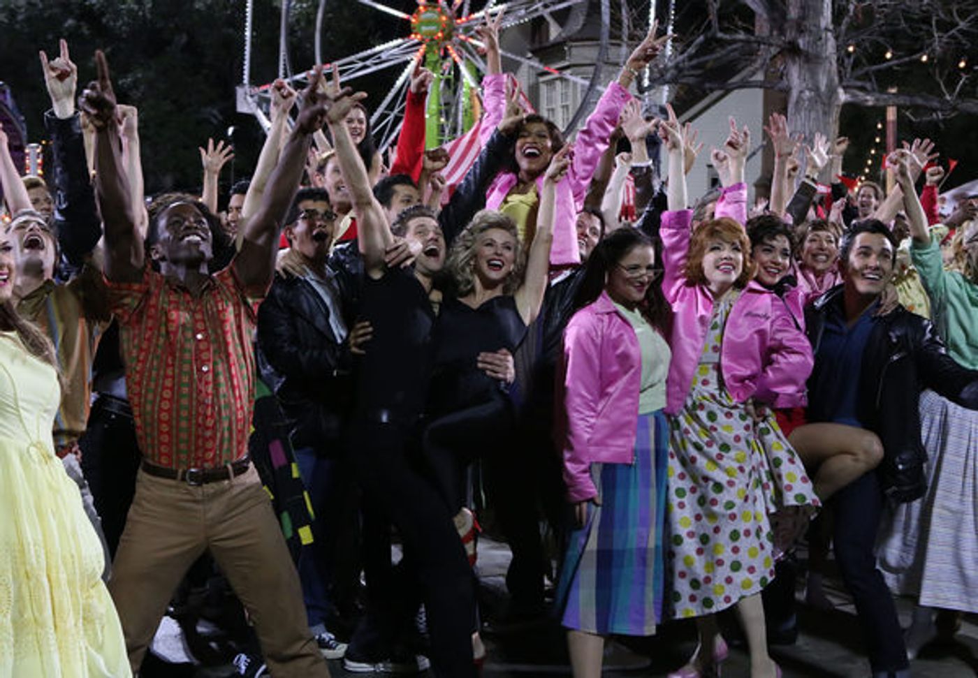 Photo Flash: They Go Together! Cast of GREASE: LIVE Take Their Bows  Image
