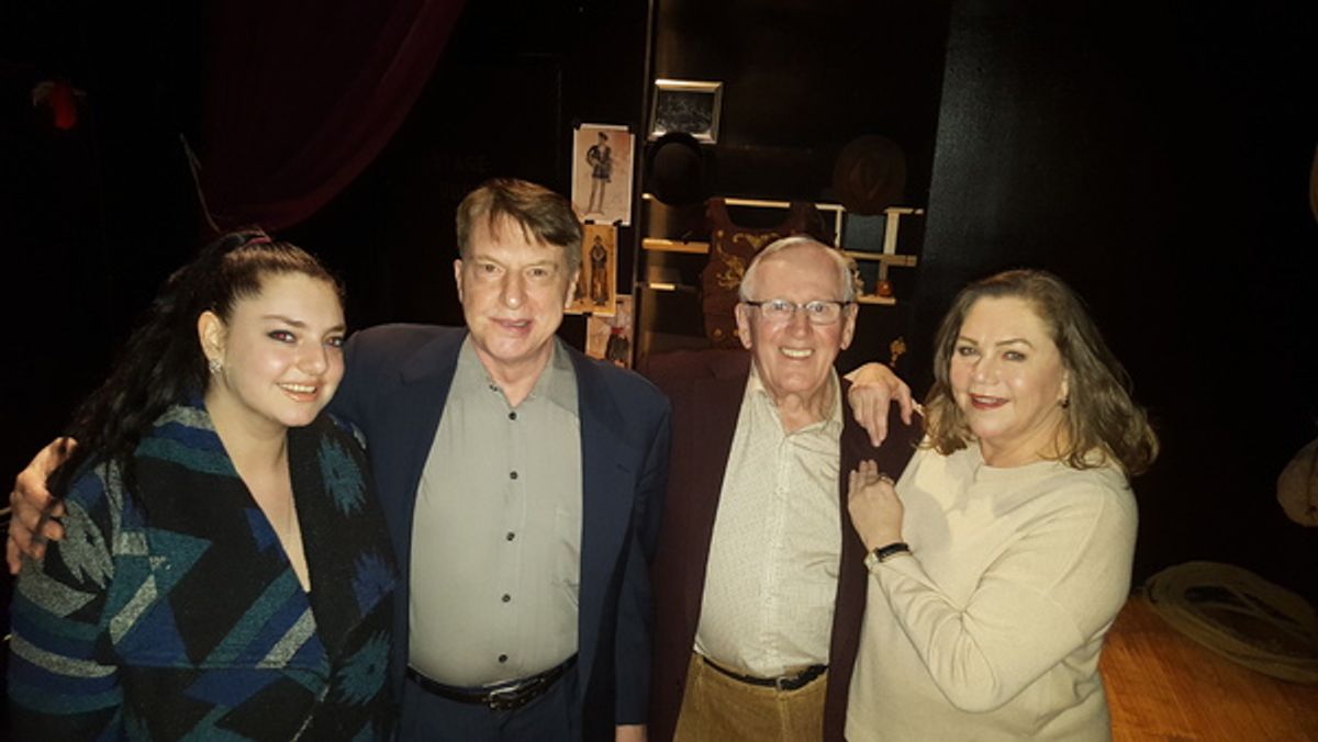Rachel Weiss, Mark Janas, Len Cariou, Kathleen Turner at 