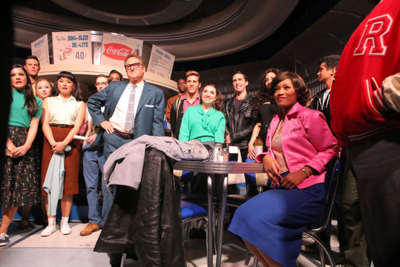 Photo Flash: FOX Shares Behind-the-Scenes Pics of GREASE: LIVE Broadcast!  Image
