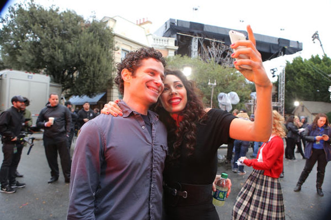 Photo Flash: FOX Shares Behind-the-Scenes Pics of GREASE: LIVE Broadcast!  Image