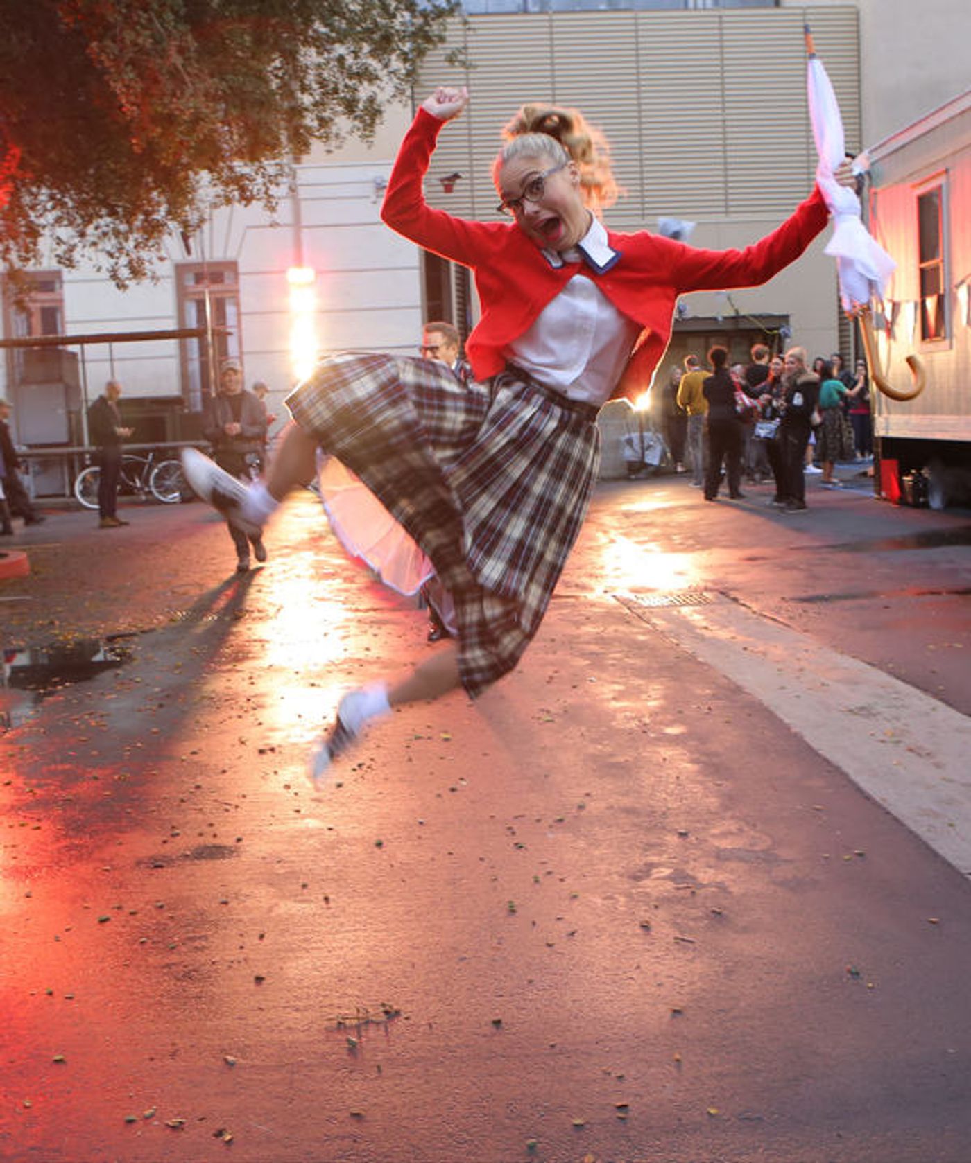 Photo Flash: FOX Shares Behind-the-Scenes Pics of GREASE: LIVE Broadcast!  Image