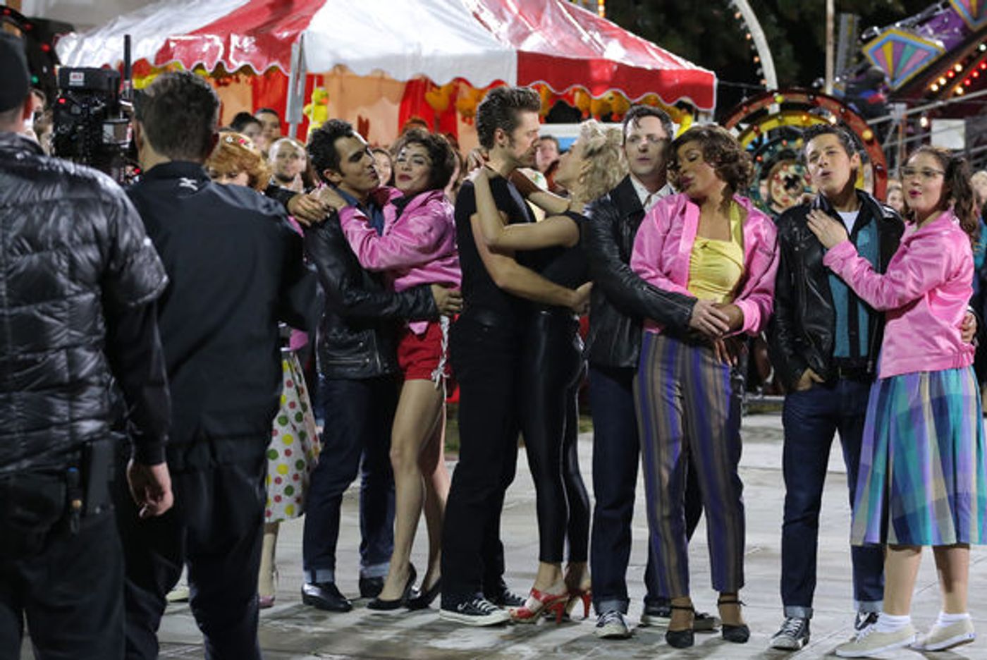 Photo Flash: FOX Shares Behind-the-Scenes Pics of GREASE: LIVE Broadcast!  Image