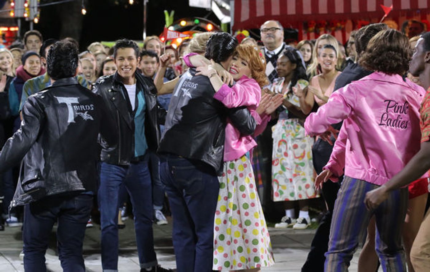 Photo Flash: FOX Shares Behind-the-Scenes Pics of GREASE: LIVE Broadcast!  Image