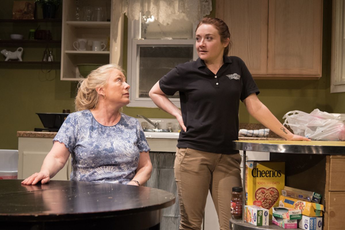 Melissa Hurst as Laura and Vanessa Vache as Amber at 