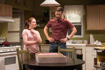 Vanessa Vache as Amber and Alex Grubbs as Jim Photo