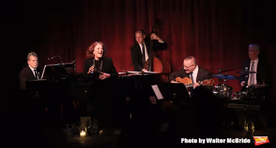 Linda Lavin with Billy Stritch and her band  Photo