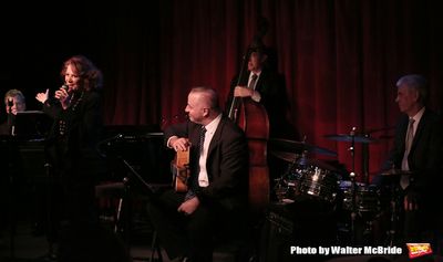 Linda Lavin with Billy Stritch and her band  Photo