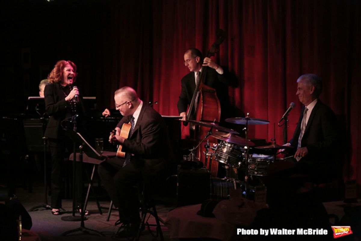 Linda Lavin with her band  at 