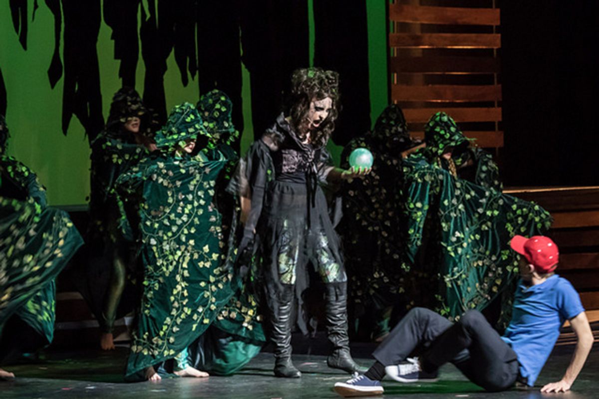 BIG FISH - Faith Conservatory - Las Vegas Witch (Taylor See) and Edward Bloom (Jackson Langford) at 