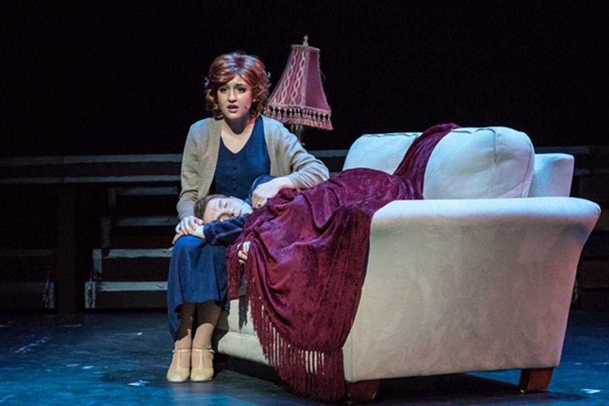 BIG FISH - Faith Conservatory - Las Vegas Sandra Bloom (Jessica Ruettiger) and Edward Bloom (Jackson Langford) at 