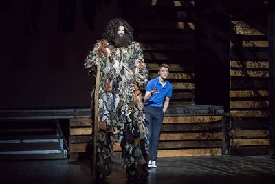 BIG FISH - Faith Conservatory - Las Vegas Giant (Scott O'Brien) and Edward Bloom (Jac Photo