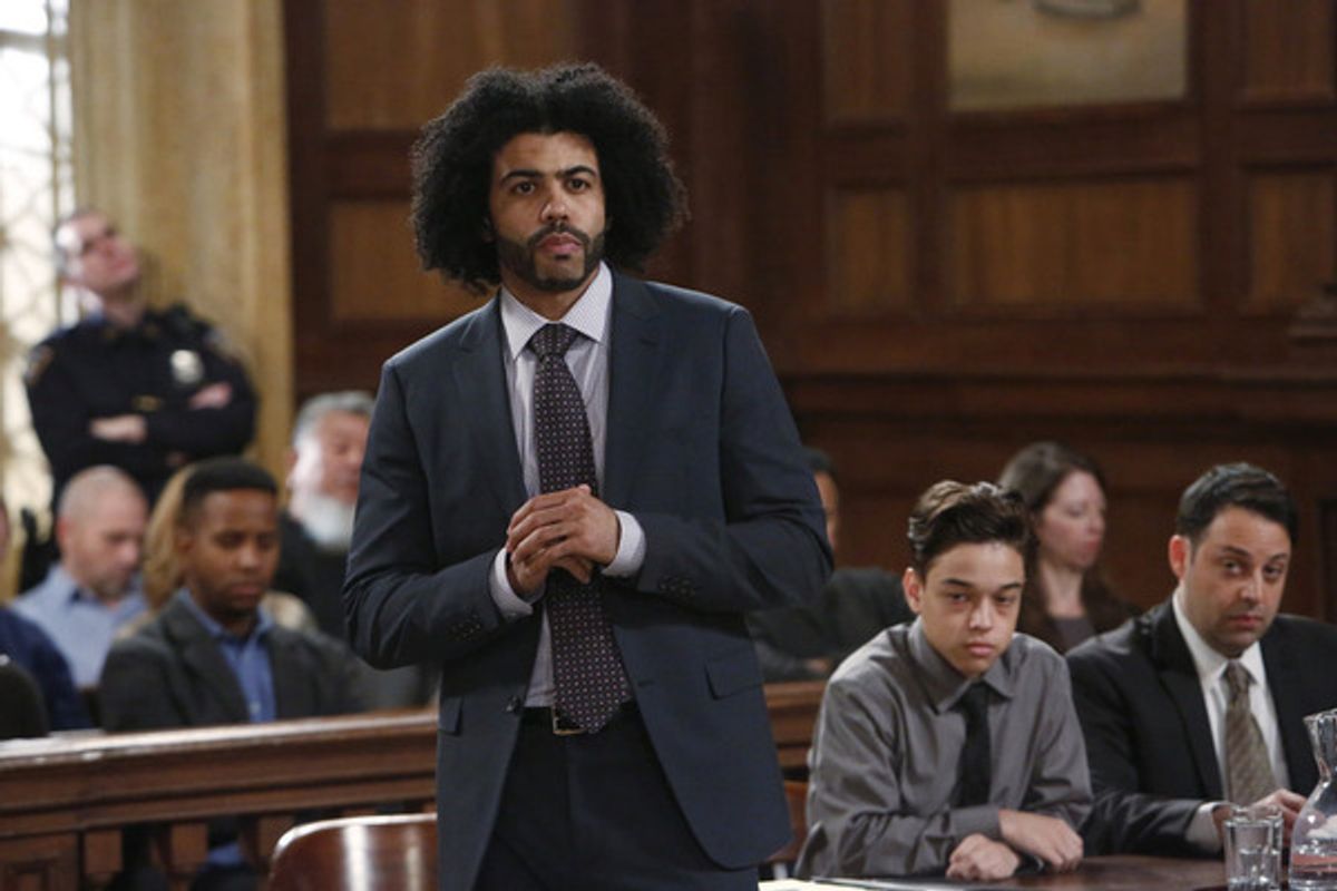 LAW & ORDER: SPECIAL VICTIMS UNIT -- ''Forty-One Witnesses'' Episode 1714 -- Daveed Diggs as Counselor Louis Henderson (Photo by: Will Hart/NBC) at 