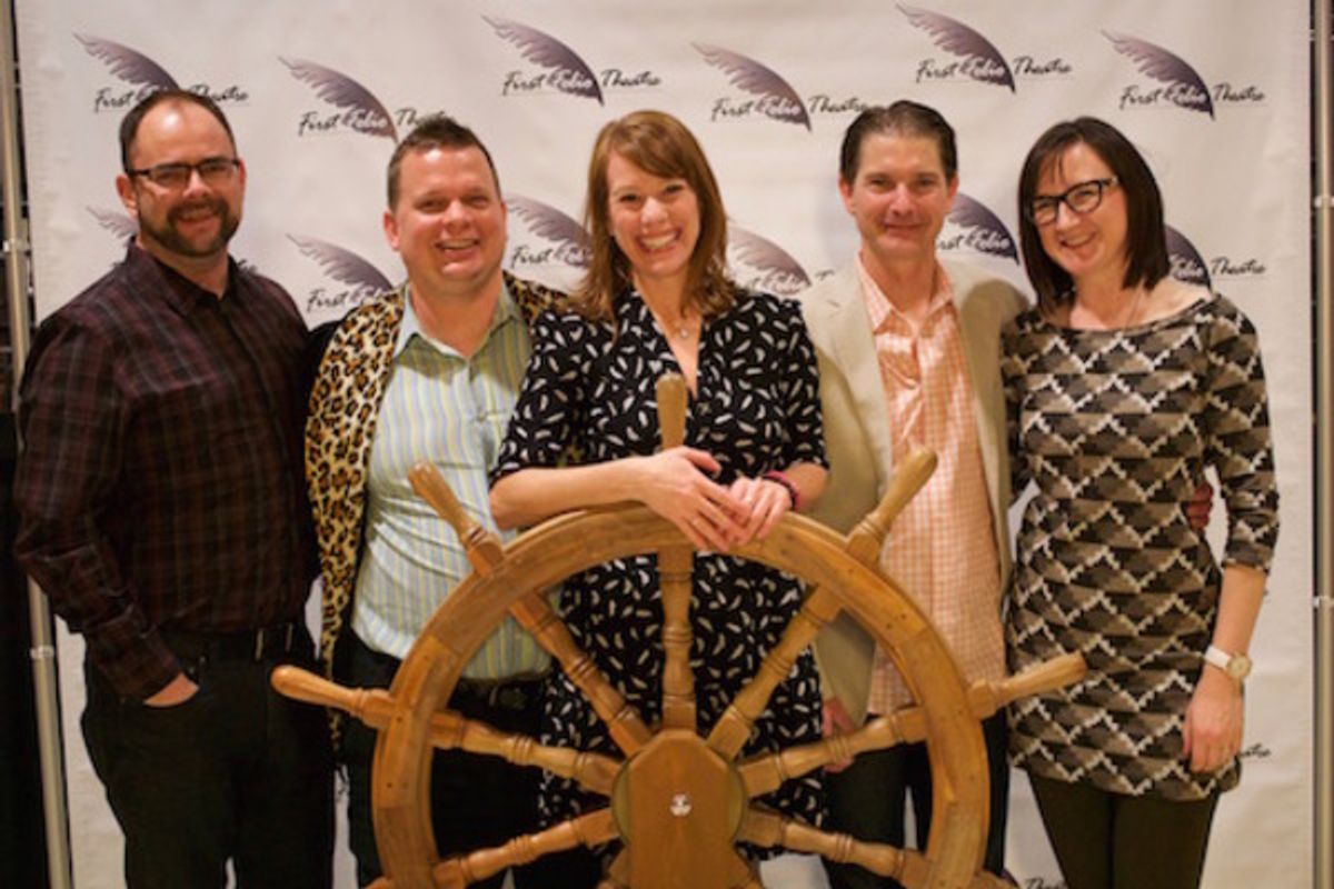 Christopher Kriz, Joe Foust, Melanie Keller, Christian Gray, Lydia Berger-Gray at 