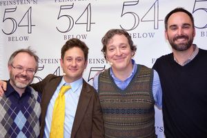 The cast and authors: Scott Brown, Chris Fitzgerald, Jeremy Shamos and Anthony King Photo